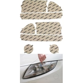 Lamin-X D004 - 2000-2004 Dodge Dakota Headlight, Fog Light & Turn Signal Covers