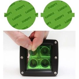 Lamin-X HE005 - Hella Optilux LED 4" Fog Light Covers