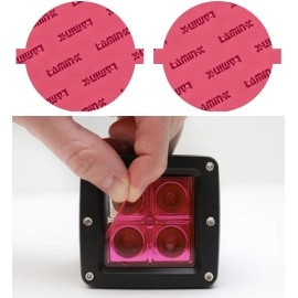 Lamin-X HE005 - Hella Optilux LED 4" Fog Light Covers