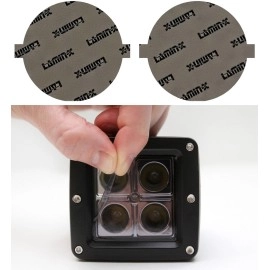 Lamin-X HE005 - Hella Optilux LED 4" Fog Light Covers