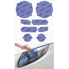 Lamin-X J019 - 2018-2023 Jeep Wrangler JL w/ Halogen Turn Headlight & Fog Light Covers