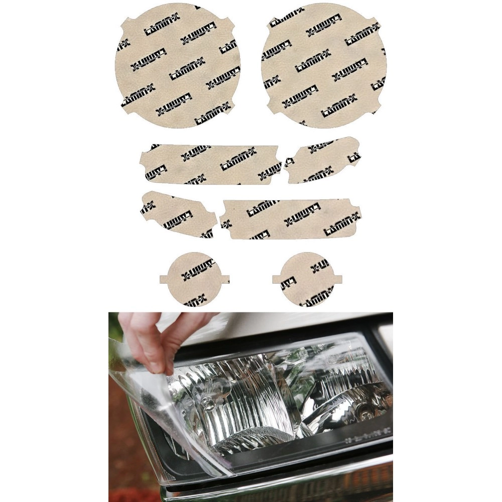 Lamin-X J026 - 2020+ Jeep Gladiator Rubicon & Overland & Mojave Headlight & Fog Light Covers