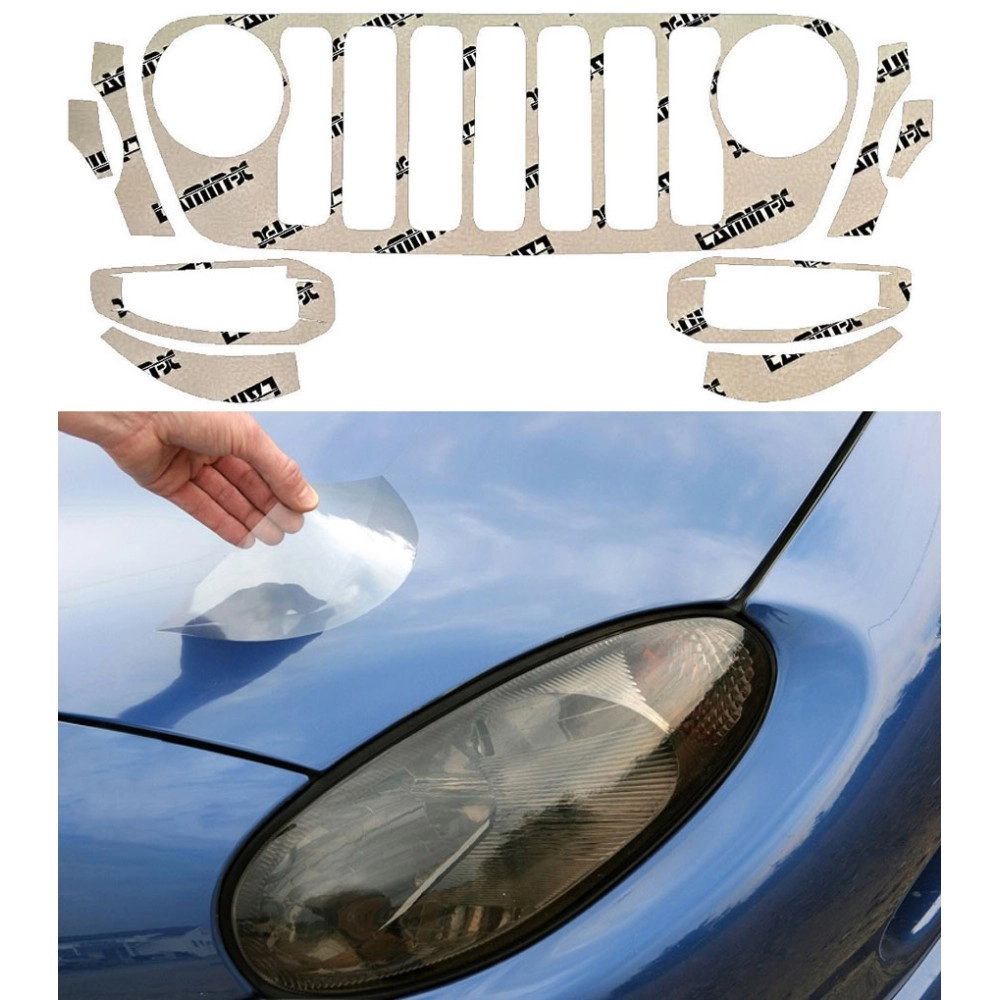 Lamin-X J2919 - 2018-2023 Jeep Wrangler JL Front Bumper & Grille Paint Protection