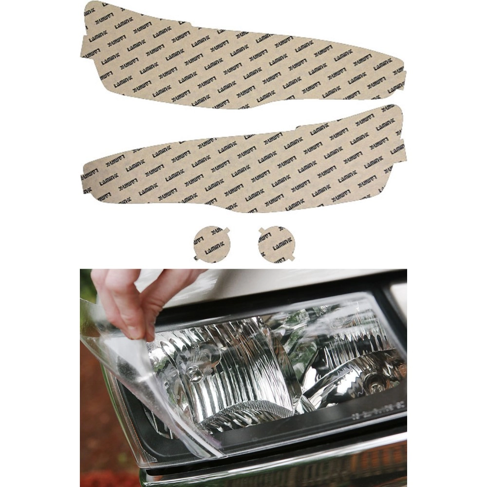 Lamin-X MT012 - 2008-2015 Mitsubishi EVO X Headlight & Fog Light Covers