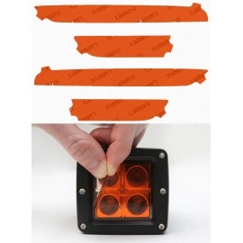 Lamin-X P131 - 2016-2018 Porsche Macan GTS DRL & Turn Signal Covers