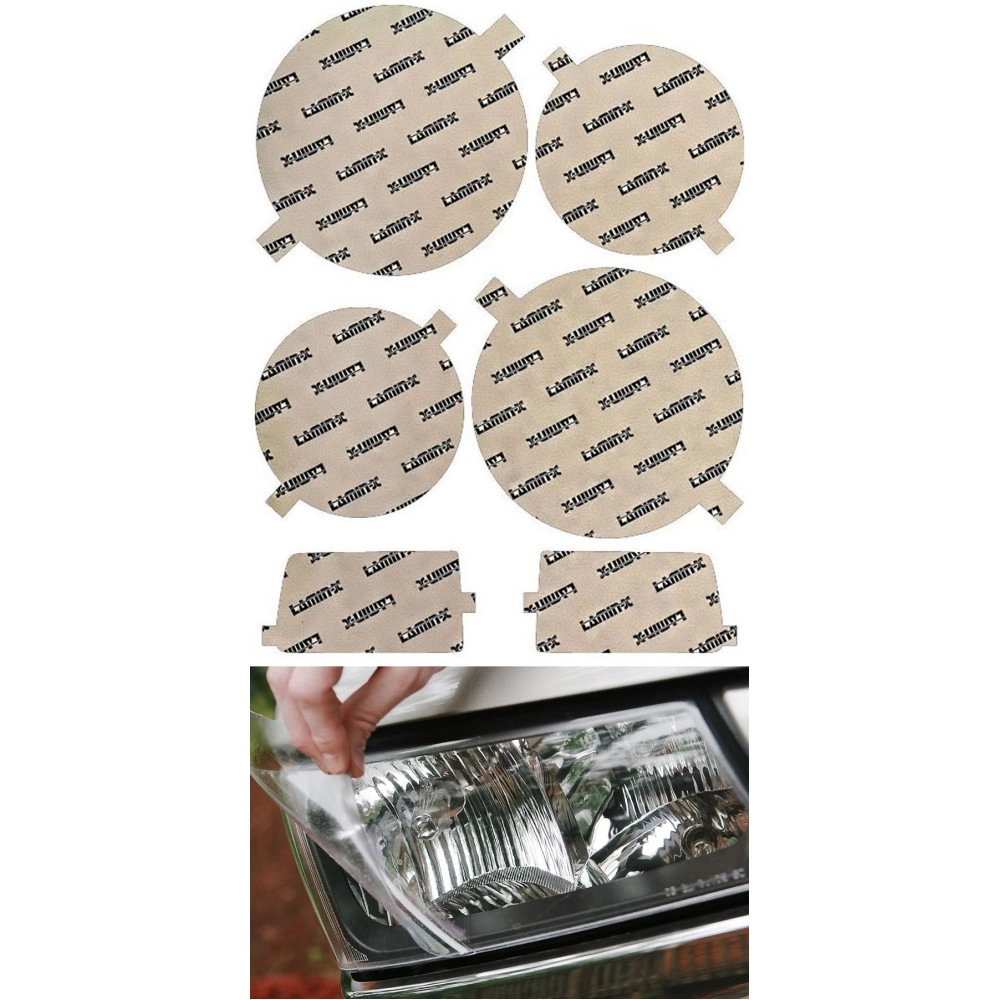 Lamin-X VW509 - 2085-1992 Volkswagen Golf & GTI & Jetta Quad Round Headlight & Fog Light Covers Lamin-X VW509 - 2085-1992 Volkswagen Golf & GTI & Jetta Quad Round Headlight & Fog Light Covers