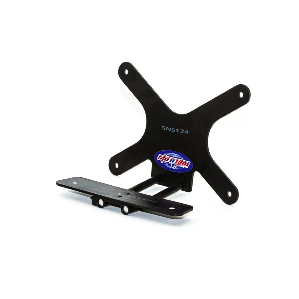 STO N SHO SNS124 - Quick Release License Plate Bracket For 2017-2019 Fiat 124 Spider Abarth