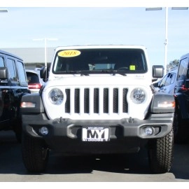 STO N SHO SNS140 - Quick Release License Plate Bracket For 2018-22 Jeep except Sahara/Rubicon, 20-22 Gladiator Sport/Sp S w/plast bump