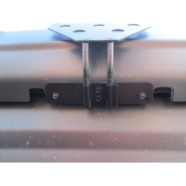 STO N SHO SNS140a - Quick Release License Plate Bracket For 2018-22 Jeep Sahara & Rubicon/Gladiator Overland/Mojave/Rubicon w/plas bump