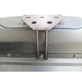 STO N SHO SNS141 - Quick Release License Plate Bracket For 2018-2024 Jeep Wrangler JL and 2020-2024 Gladiator with metal bumper