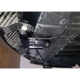 STO N SHO SNS162 - Quick Release License Plate Bracket For 2016-2019 Cadillac CTS-V with Carbon Fiber Spoiler