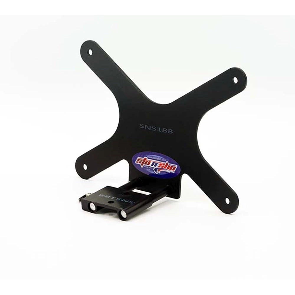 STO N SHO SNS188 - Quick Release License Plate Bracket For 2019-2020 Porsche Cayenne/Cayenne S & 2021-2023 Cayenne/Cayenne S w/o ACC