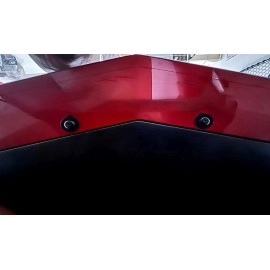 STO N SHO SNS200b - Quick Release License Plate Bracket For 2023-2025 Chevrolet C8 Corvette Z06 and 2024-2025 E-Ray w/o Carbon Fiber