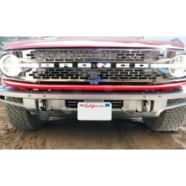 STO N SHO SNS289 - Quick Release License Plate Bracket For 2021-2024 Ford Bronco with HD Modular Bumper without adaptive cruise control