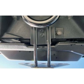 STO N SHO SNS289a - Quick Release License Plate Bracket For 2021-2024 Ford Bronco with plastic bumper WITHOUT Adaptive Cruise Control