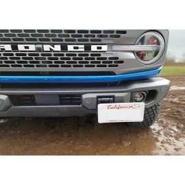 STO N SHO SNS289d - Quick Release License Plate Bracket For 2022-2024 Ford Bronco with Capable Bumper