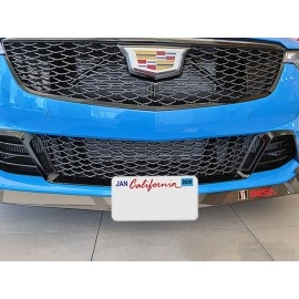 STO N SHO SNS331a - Quick Release License Plate Bracket For 2022-2025 Cadillac CT4-V Blackwing w/ carbon fiber splitter