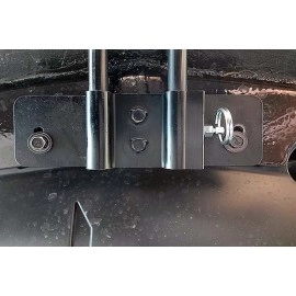 STO N SHO SNS331a - Quick Release License Plate Bracket For 2022-2025 Cadillac CT4-V Blackwing w/ carbon fiber splitter