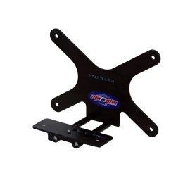 STO N SHO SNS331a - Quick Release License Plate Bracket For 2022-2025 Cadillac CT4-V Blackwing w/ carbon fiber splitter