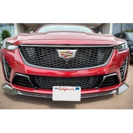 STO N SHO SNS344a - Quick Release License Plate Bracket For 2023-2025 Cadillac CT5-V Blackwing with carbon fiber splitter