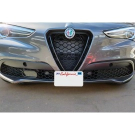 STO N SHO SNS376 - Quick Release License Plate Bracket For 2019-2023 Alfa Romeo Stelvio except Quadrifoglio.