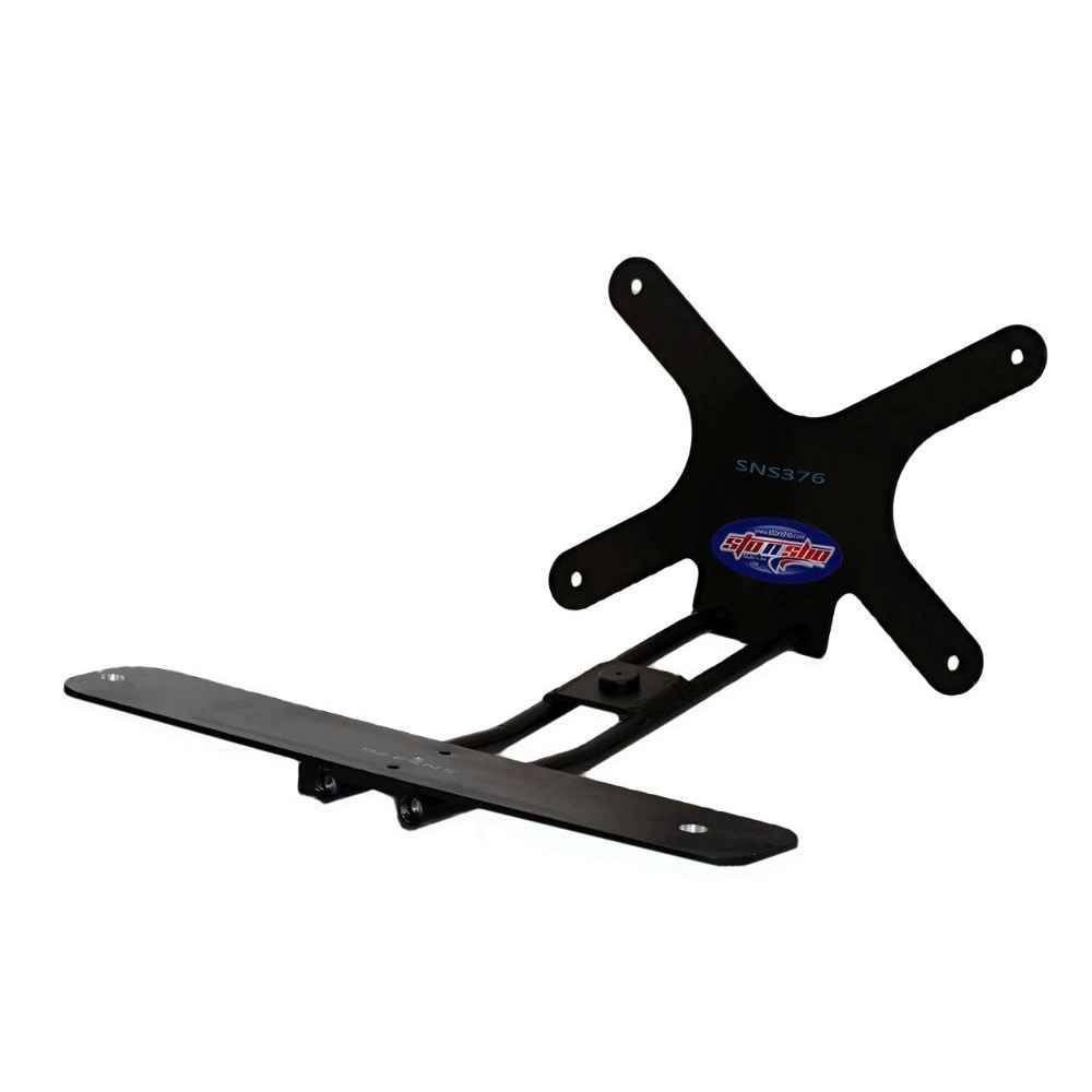 STO N SHO SNS376 - Quick Release License Plate Bracket For 2019-2023 Alfa Romeo Stelvio except Quadrifoglio.