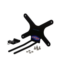 STO N SHO SNS385 - Quick Release License Plate Bracket For 2023-2024 Jeep Wrangler with Factory Warn Winch.