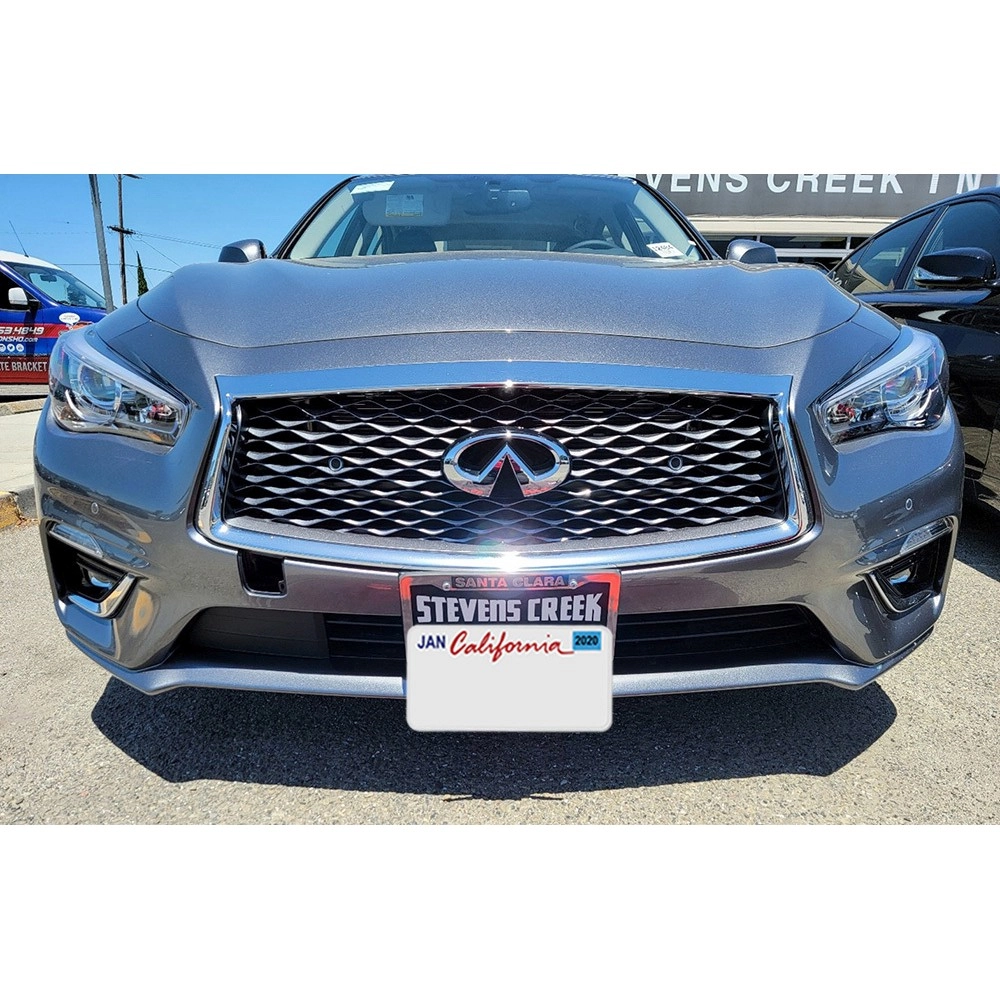 STO N SHO SNS396a - Quick Release License Plate Bracket For 2024 Infiniti Q50 Luxe and Sensory